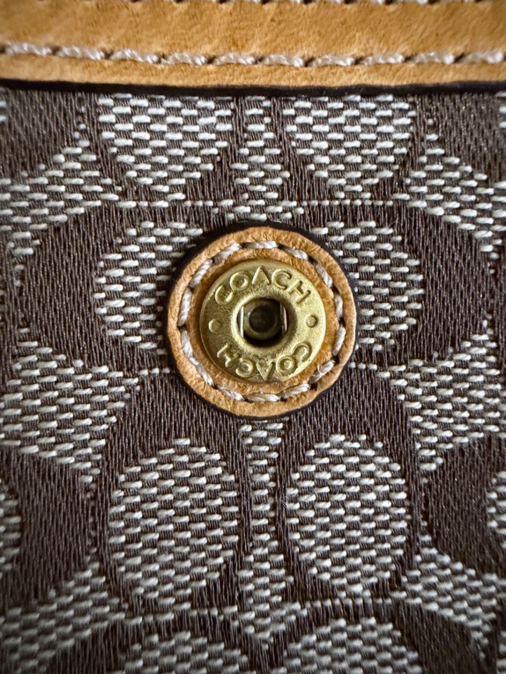 Coach Ergo Signature Bifold Leather Mini Wallet Style F41477 Vintage Y2K - Picture 7 of 11